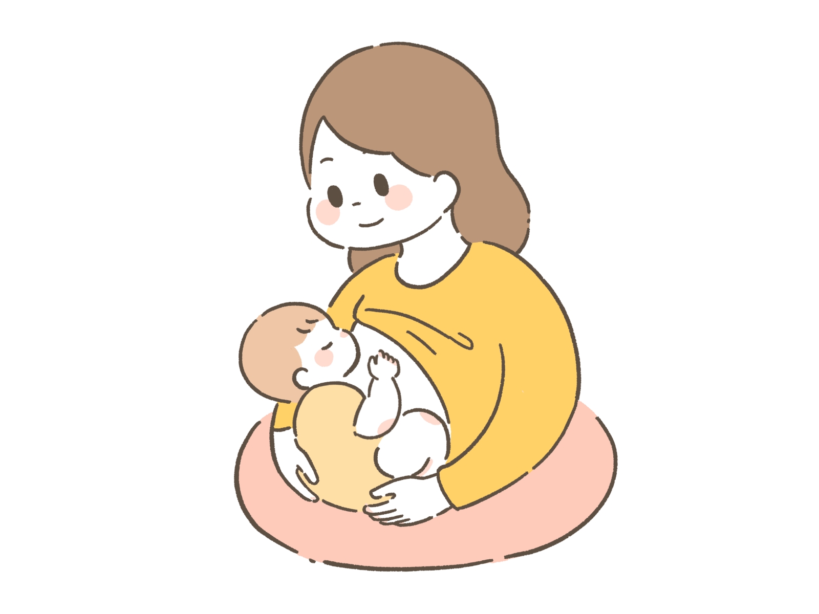 母乳中にもルテインが含まれる